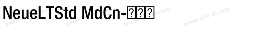 NeueLTStd MdCn字体转换
